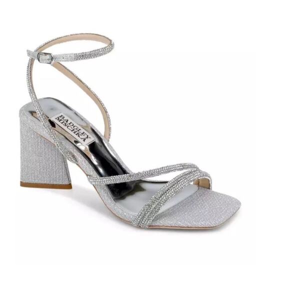 Badgley Mischka Freedom Ankle Strap Heeled Sandal sz 11 - Picture 1 of 5